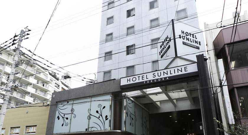 Hotel Sunline Fukuoka Ohori Exterior foto